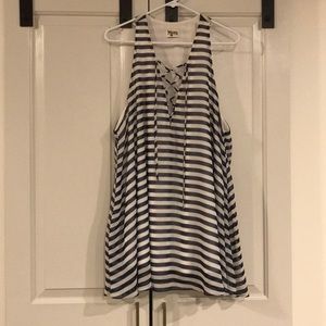 Rancho Mirage Lace-Up Tunic Dress